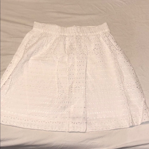 dress LOFT white pouf size: S - Picture 2 of 4